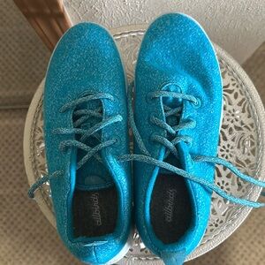 Allbirds Women’s Wool Runner Sneakers in Thrive Teal, Size 9M, Like New